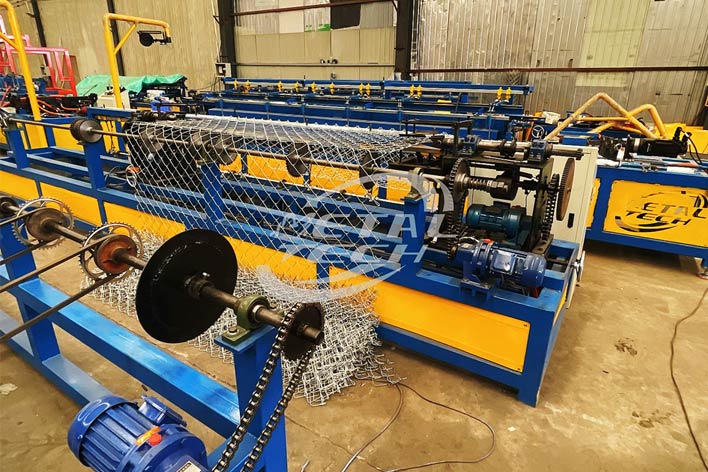 Single Wire Chain Link Fence Machine