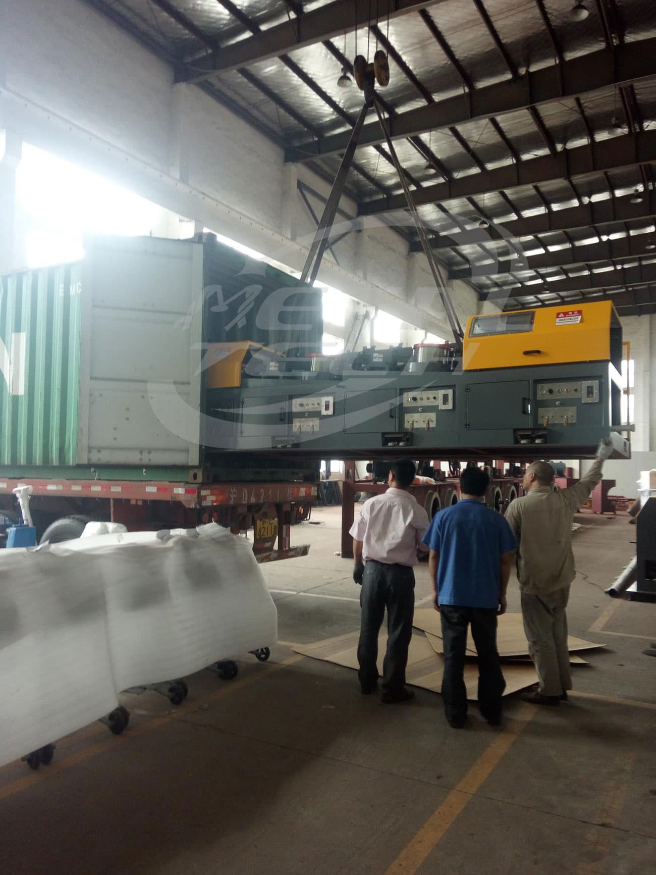 Straight-line Wire Drawing Machine in Shipping