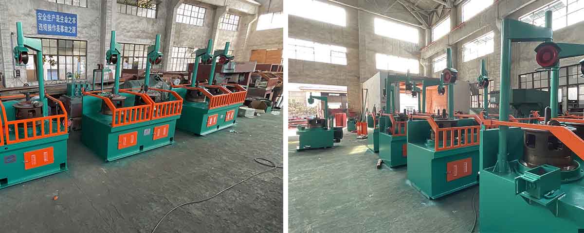 pulley type wire drawing machine