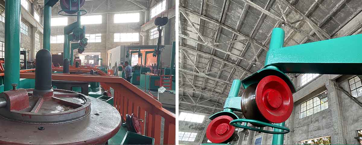 pulley type wire drawing machine