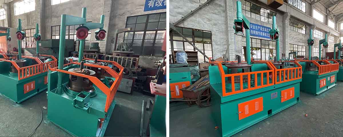 pulley type wire drawing machine