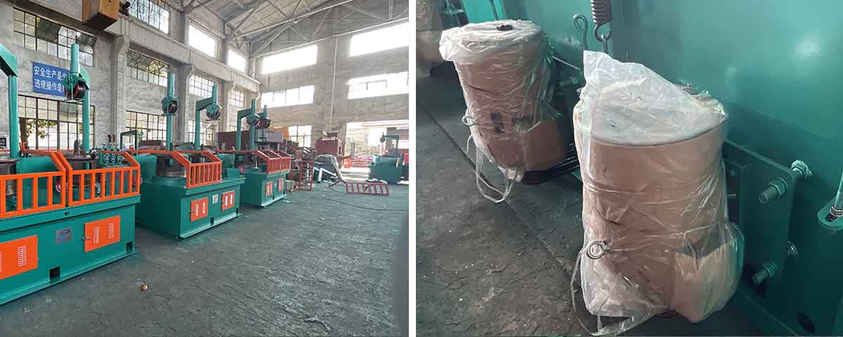 pulley type wire drawing machine