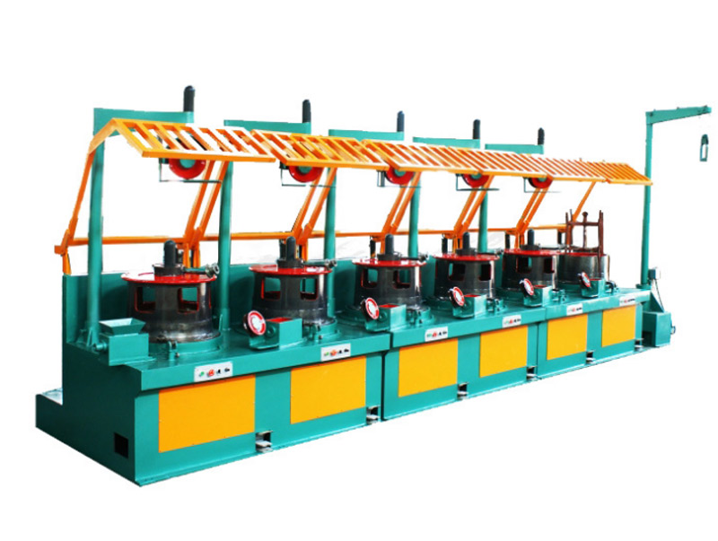 pulley type wire drawing machine