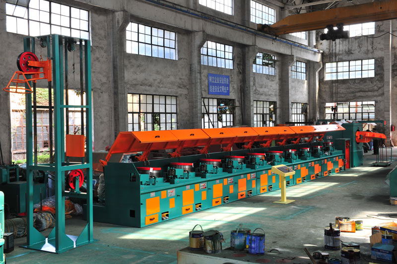 straight line wire drawing machine