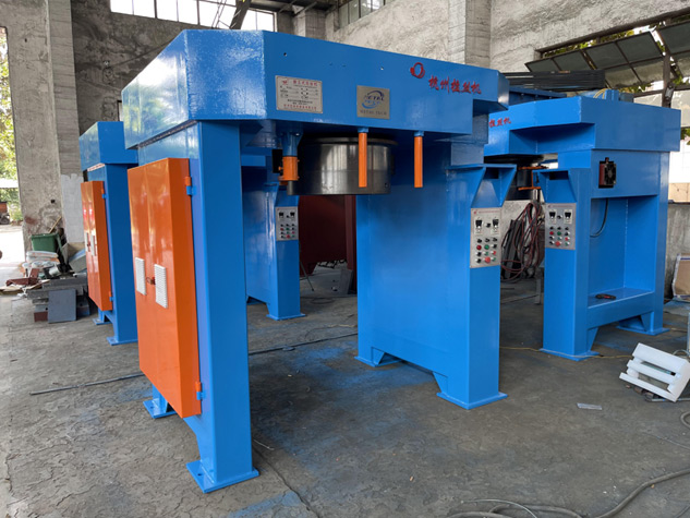 inverted vertical wire drawing machine