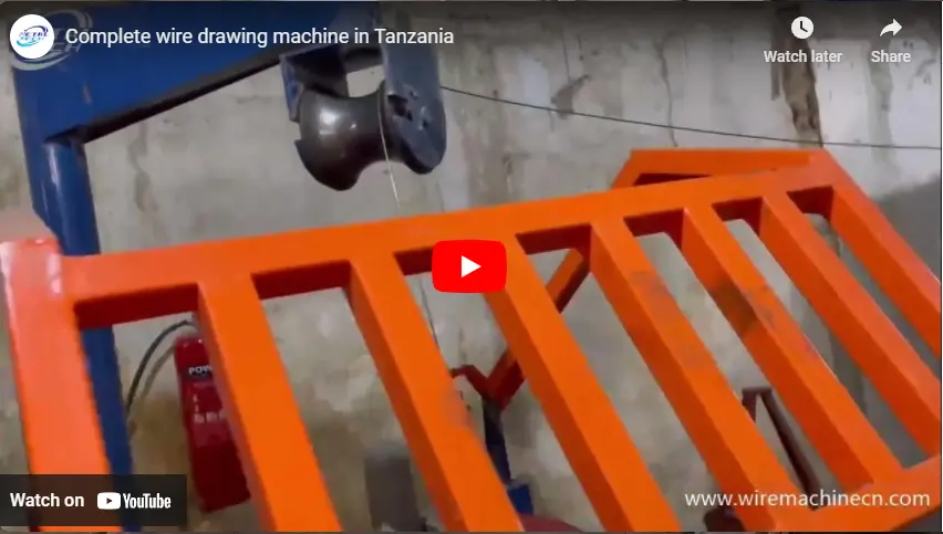 Complete wire drawing machine in Tanzania