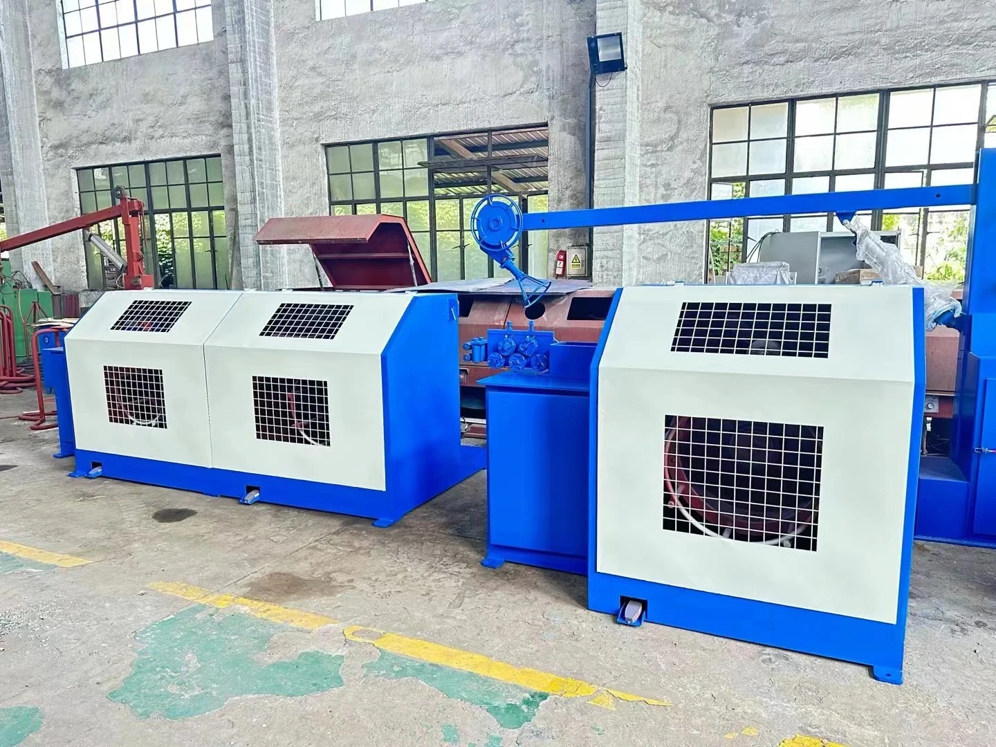 Wire Drawing Machines Loaded in container for Shipment to Thailand