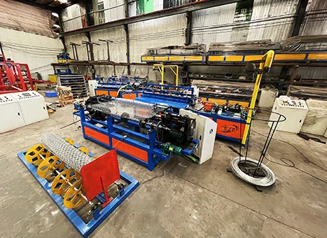 Single Wire Chain Link Fence Machine