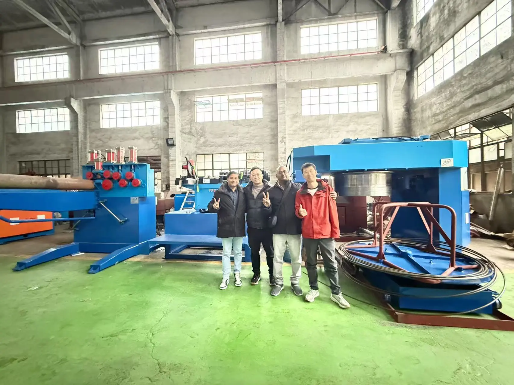 Saudi Customer Wire Drawing Machine Inspection