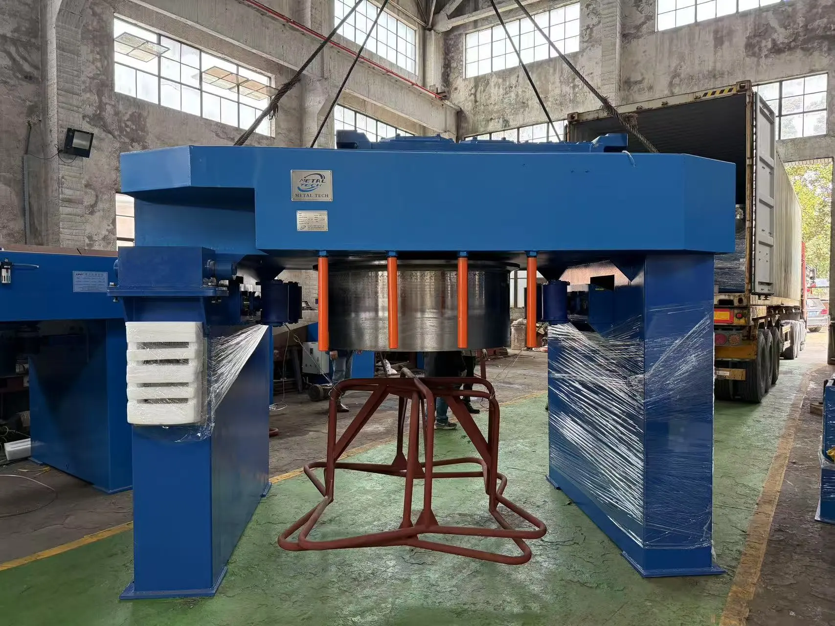 Wire Drawing Machine Loaded for Saudi Arabia Customer