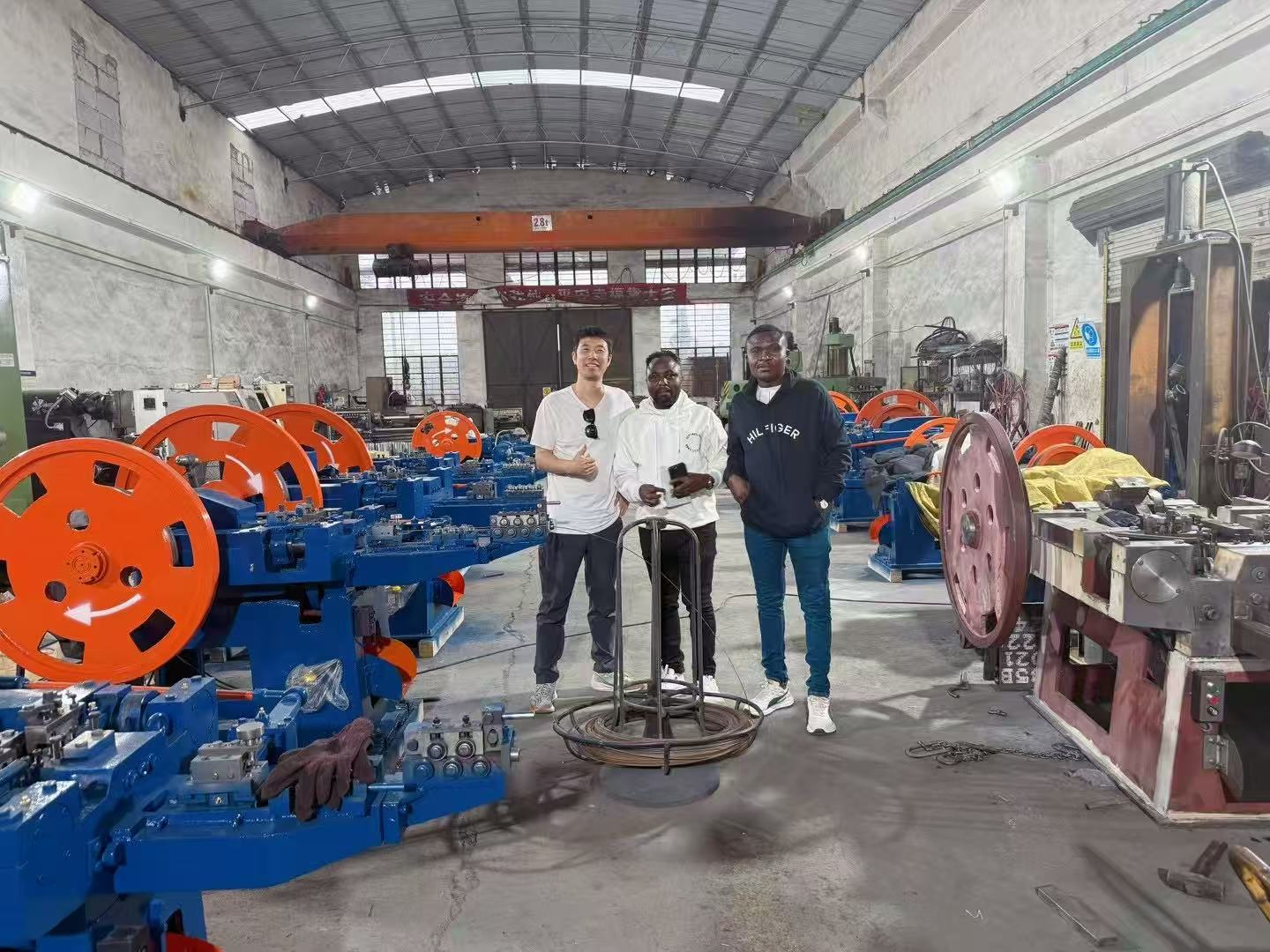 Customers from Congo Visit our Nail Making Machine Factory