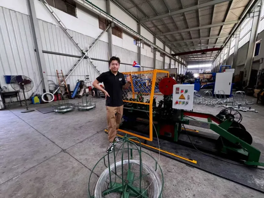 CS-C Barbed wire making machine dispatch to Cuba